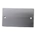 Igenix 2644sfs Double Blank Plate Flatplate Satin Stainless 