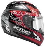KBC FORCE RR BLADE 2 RED_BLACK_SILVER MOTORCYCLE Full-Face-Helmet