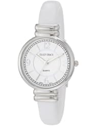 Ellen Tracy Womens ET5008STK White Cuff Bangle Watch
