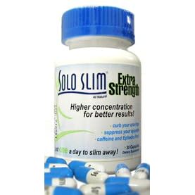 Solo Slim EXTRA Strength SoloSlim Weight Loss Pills - More Potent Than Original - Includes Green Tea - 1 per day
