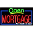Open Mortgage Neon Sign