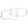 Vinani Damen-Creolen Blume 925 Sterlingsilber Gr. &hellip von Vinani