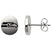 Stainless Steel Seattle Seahawks Logo Stud Earrings