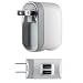 Belkin Dual Charger with USB and Swivel-Plug AC Charger for iPod