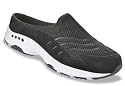 Easy Spirit Women's Traveltime Mule,Black/White,6 1/2 W