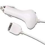 Apple iPod touch 2G (2nd Generation) White Car Charger/ Vehicle Charger