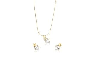 Laura Bruni Conjunto de cadena y pendientes