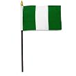 Nigeria Flag 4 x 6 inch Nigeria Flag 4 x 6 inch