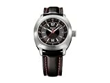 Timberland QT4111107 Men's Black Leather Strap Date Watch