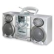 Coby CX-CD400 Mini Hi-Fi System with CD Player, Cassette Deck, and AM/FM Tuner