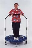 Needak Rebounder - Non-Folding Soft Bounce Traditional Black Edition Trampoline Plus Stabilizing Bar-R02/R05