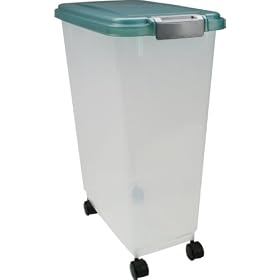 Iris MP-10-GRN Airtight Pet Food Container, Green, 45 Quarts