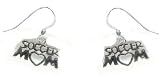 Sterling Silver Soccer Mom Earrings