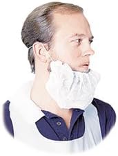 (6 Pack Value Bundle) IMP7388 Disposable Beard Net, Spun-Bonded Polypropylene, White, 100/Pack