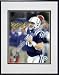 Peyton Manning "Indianapolis Colts NFL Single Season Record Setting 49th Touchdown Pass" Double Matted 8" X 10" Photograph in Black Anodized Aluminum Frame