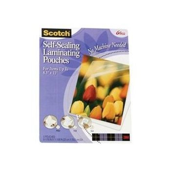 Scotch Self-Sealing Laminating Pouches - Gloss - 5 Pouches (LS854-5G)