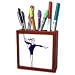 Gymnastics - The Gymnast - Tile Pen Holders-5 inch tile pen holder