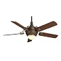 Casablanca 52" Ceiling Fan Monaco Oil-Rubbed Bronze with Cognac Leather #MONH-73