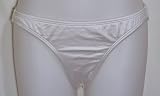 Guess White Retro Swimsuit-bottoms w/Silver Buckle M