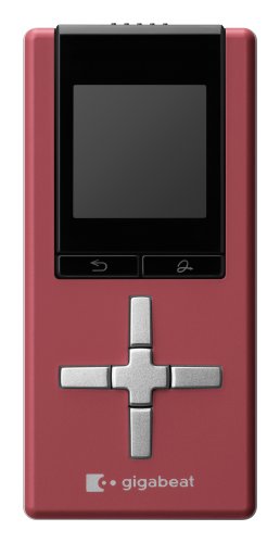 TOSHIBA gigabeatUシリーズ フラッシュメモリプレーヤー1GB 臙脂色(えんじいろ) MEU103(RD)