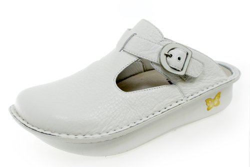 Alegria Women's Donna White Leather 36 M EU (6-6.5 US Women)