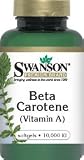 Beta Carotene (Vitamin A) 10,000 IU 100 Sgels