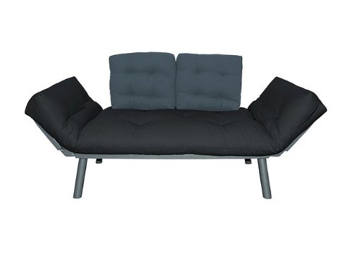 Digit Flex Multi-Positional Futon Frame Sofa Chair with Mattress