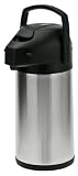 LaPlaya 542100 Thermos Pump Flask 2200C Stainless Steel 2.2 L