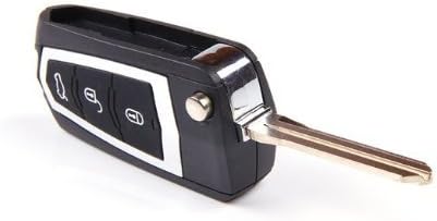 (No Chip)Replacement Car Key Keyless Entry Case Switch Flip 3 Buttons FOB Remote KEY Case Shell for 2010-2014 Kia Forte PINHA-T00 95430-1M100