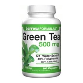 Green Tea 5:1 ( 30% Catechins - Water Extracted 5:3 ) 500 mg 100 Capsules Jarrow Formulas