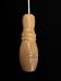 Wooden skittle shape Roman blind cord pull wooden 