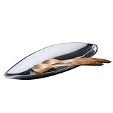 Nambe Uliveto Serving Bowl with Utensils