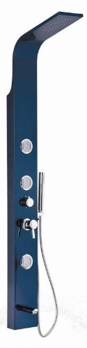 AQUA BLACK Stainless Steel Shower Massage Panel 7222B