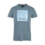 Bench Herren T-shirt Fullstop, blue mirage, M, BMG&hellip Bench