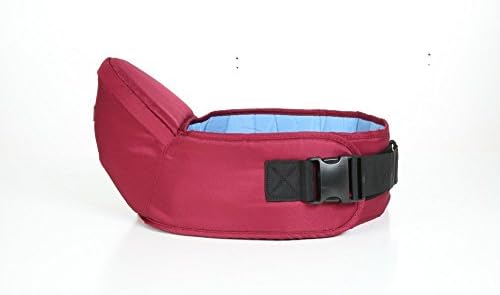 Hip Seat Carrier for Baby and Toddler: Lightweight, Ergonomic and Comfortable (Red)