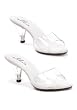 3 Inch Heel Clear Mule Women'S Size Shoe