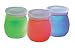 Paradise GL28604FR3 Solar Glass Jar Tabletop Light with Changing Light LED, 3-Pack, Frosted