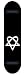 Bam Heartagram Pro New HIM Skateboard Deck