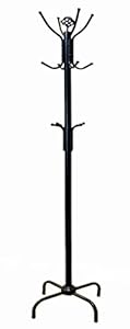 Frenchi Home Furnishing Metal Coat Rack, Black