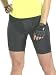Multiple densities of foam fitted together like a puzzle to provide the ultimate in padded comfort for bicycle riding. Padding in bike shorts sides are 4mm thick, middle is 8 mm thick, butt pad is 10 mm thick.