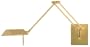 Holtkoetter Low-Voltage Halogen Wall Sconce, Polished Brass Brushed Brass