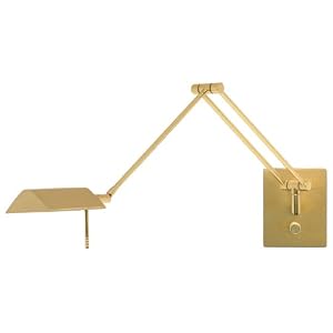 Holtkoetter Low-Voltage Halogen Wall Sconce, Polished Brass Brushed Brass by Holtkoetter