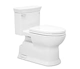 TOTO MS964214CEFG-01 Eco Soiree Elongated One Piece Toilet with Chrome Plated Sanagloss, Cotton Whi