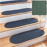 Carpet Stair Treads - Set of 4 (Navy) (27.5