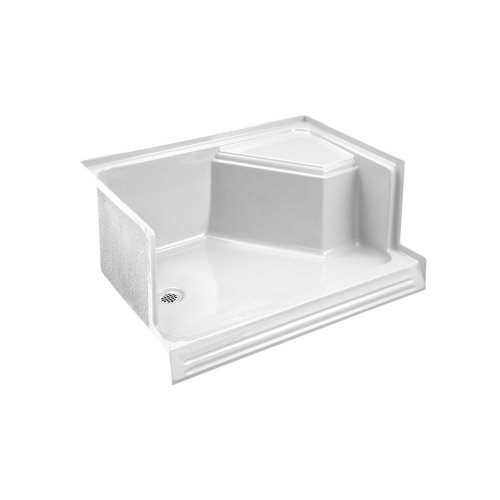 KOHLER K-9486-0 Memoirs 48-Inch Shower Receptor, White