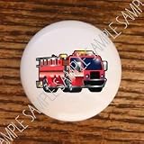 TRANSPORTATION KIDS FIRETRUCK DRAWER PULLS KNOBS