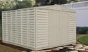 Woodbridge 10'x15.5' Vinyl Storage Shed with Foundation