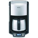 IMAGE OF Krups FMF514 Programmable 10 cup Thermal Coffee maker with stainless steel double wall carafe