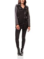 MAISON DU MANTEAU Chaqueta (Negro / Gris Oscuro)