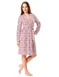Motherhood Maternity: Long Sleeve V-neck Empire Waist Nursing Nightgown And Robe